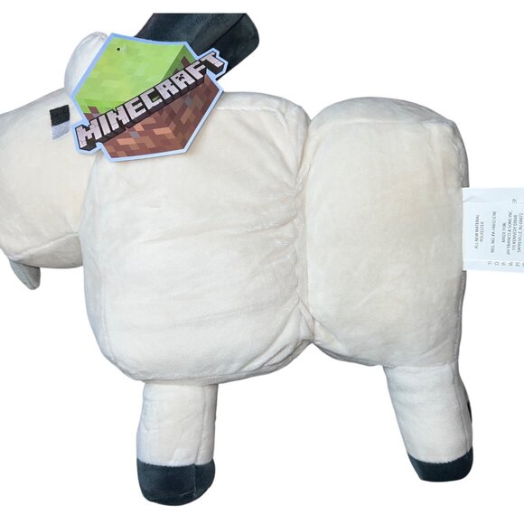 Minecraft Plush Goat Pillow Buddy 16” Polyester Ages 3+ Soft Stuffed - Picture 2 of 6